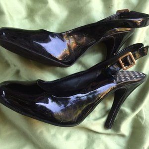 Black Jessica Simpson Slingback Heels